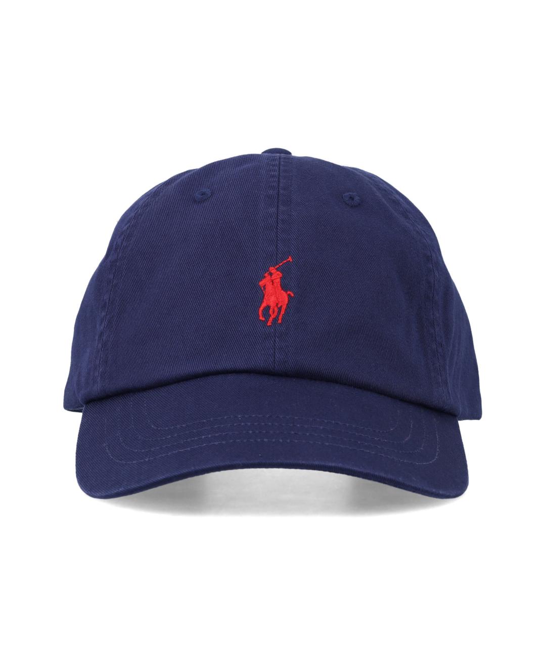 POLO RALPH LAUREN Синяя хлопковая кепка/бейсболка, фото 3