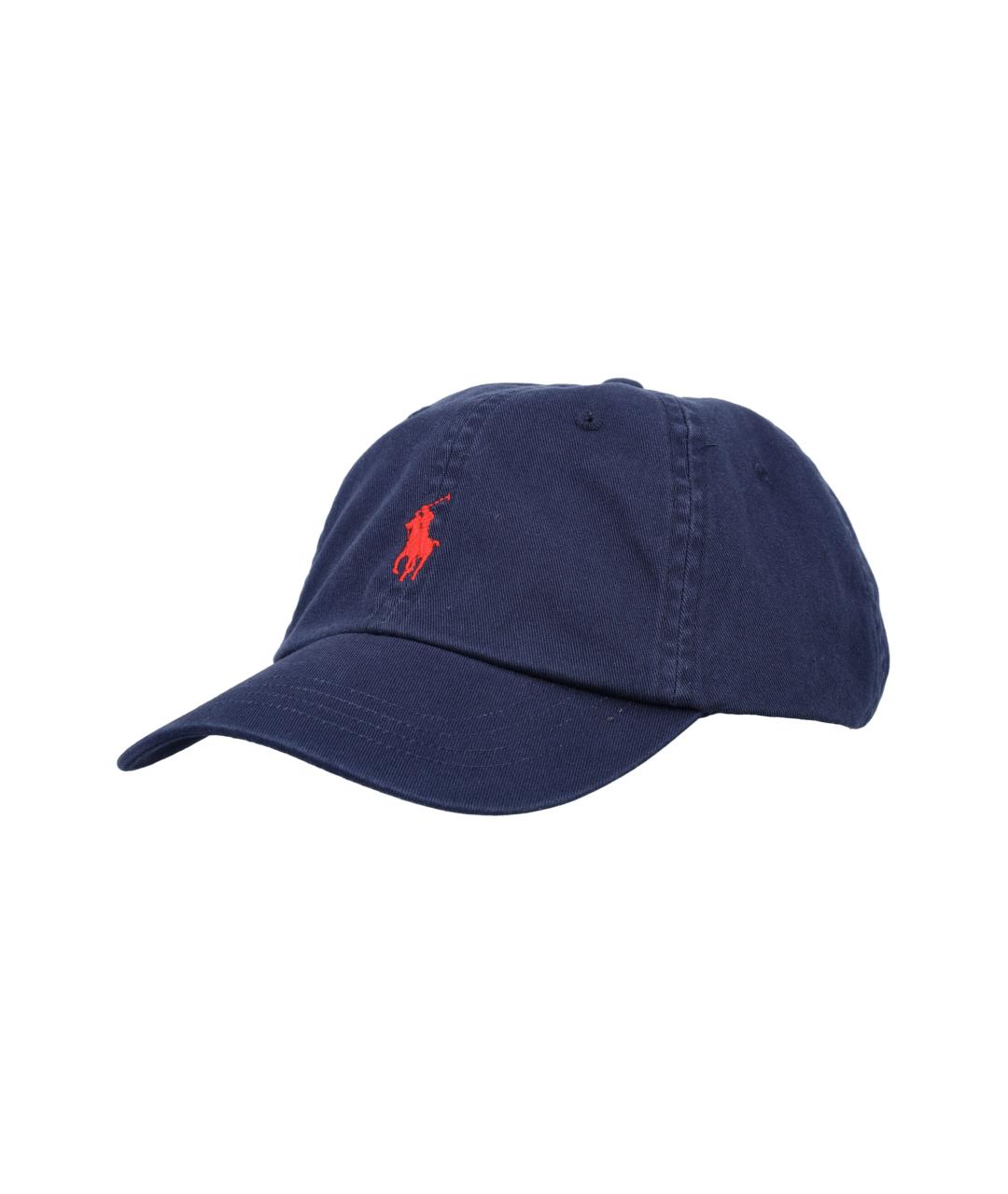POLO RALPH LAUREN Синяя хлопковая кепка/бейсболка, фото 1