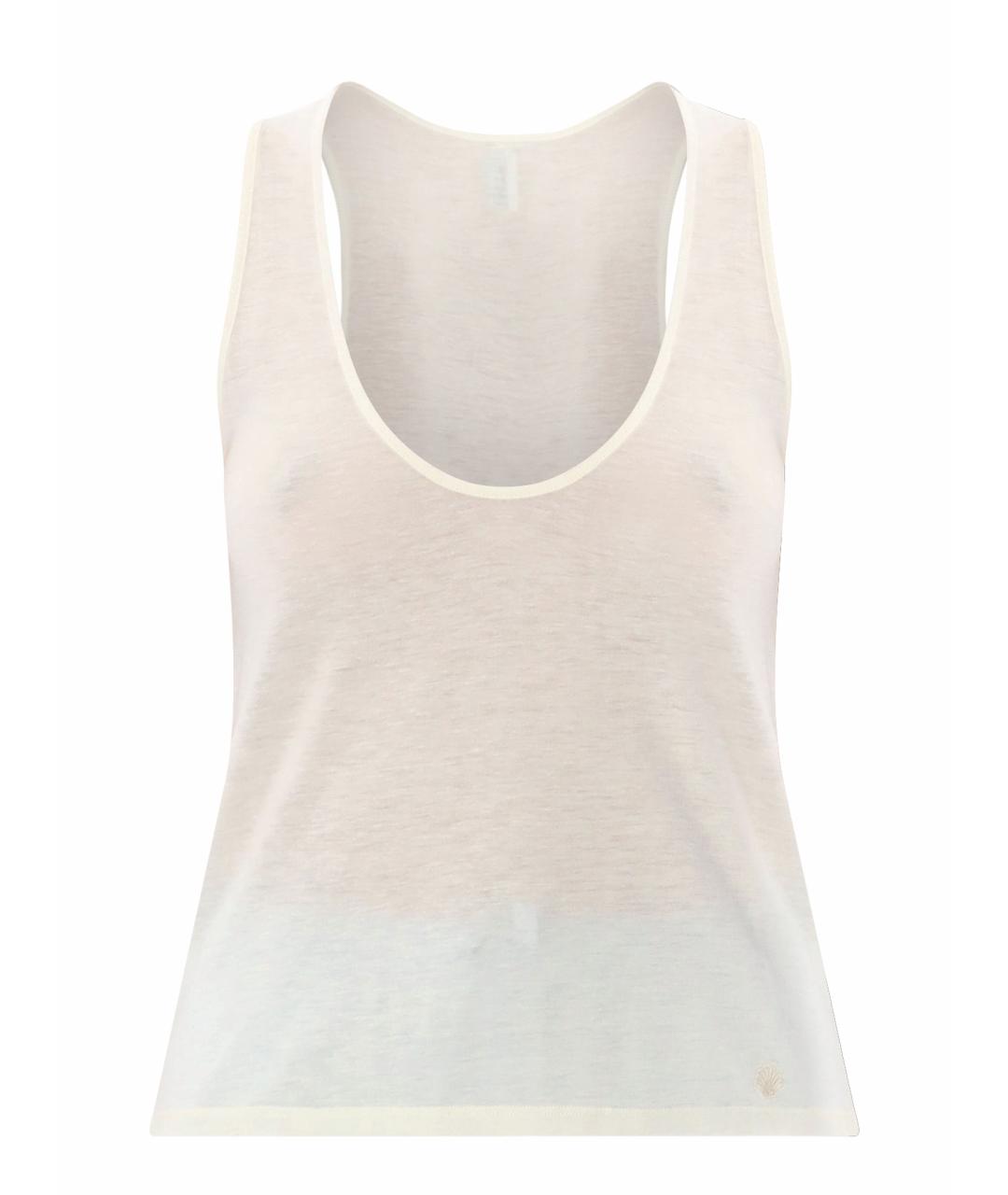 LOULOU STUDIO Белая вискозная майка, фото 1