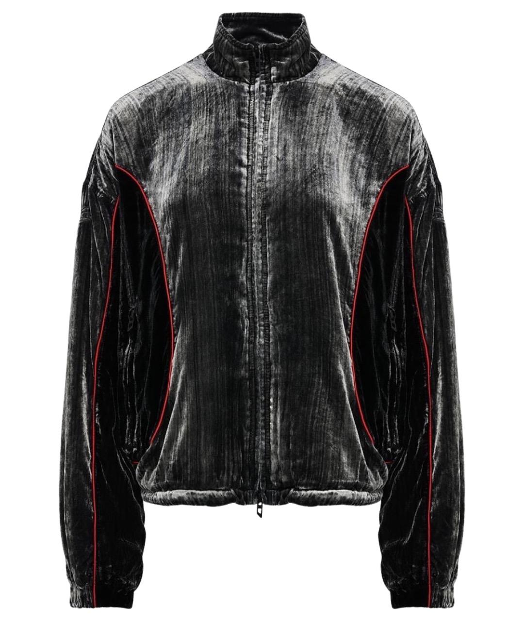 DIESEL Черная вискозная куртка, фото 1