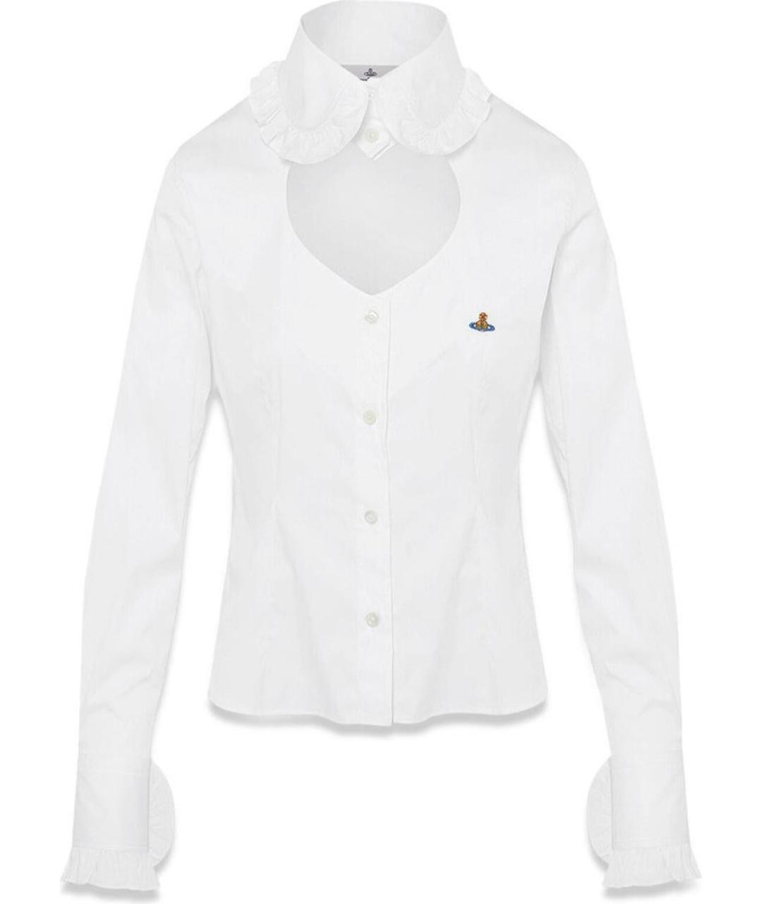 VIVIENNE WESTWOOD Белая хлопковая рубашка, фото 1