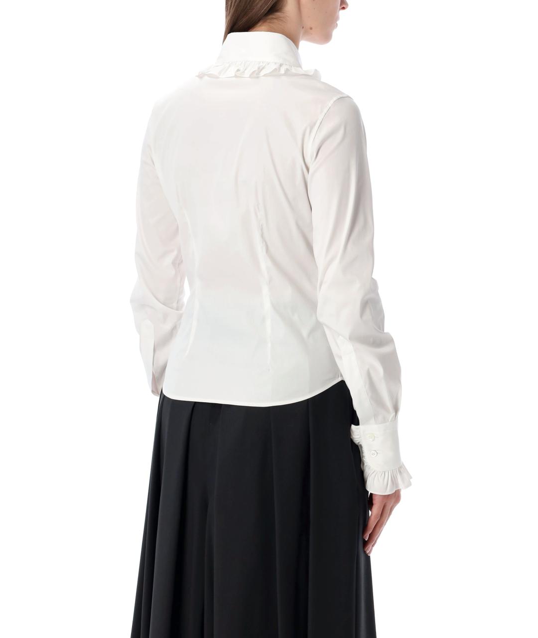 VIVIENNE WESTWOOD Белая хлопковая рубашка, фото 3