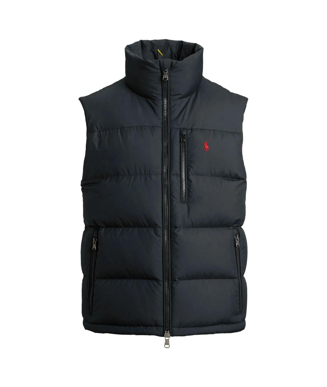 POLO RALPH LAUREN Черный полиэстеровый жилет, фото 1
