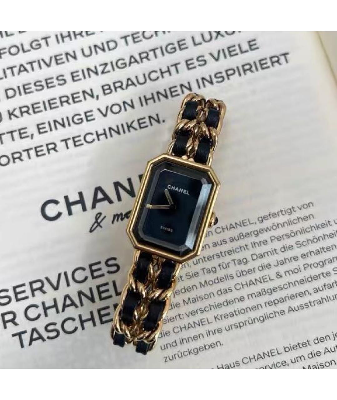 CHANEL Черные часы, фото 4