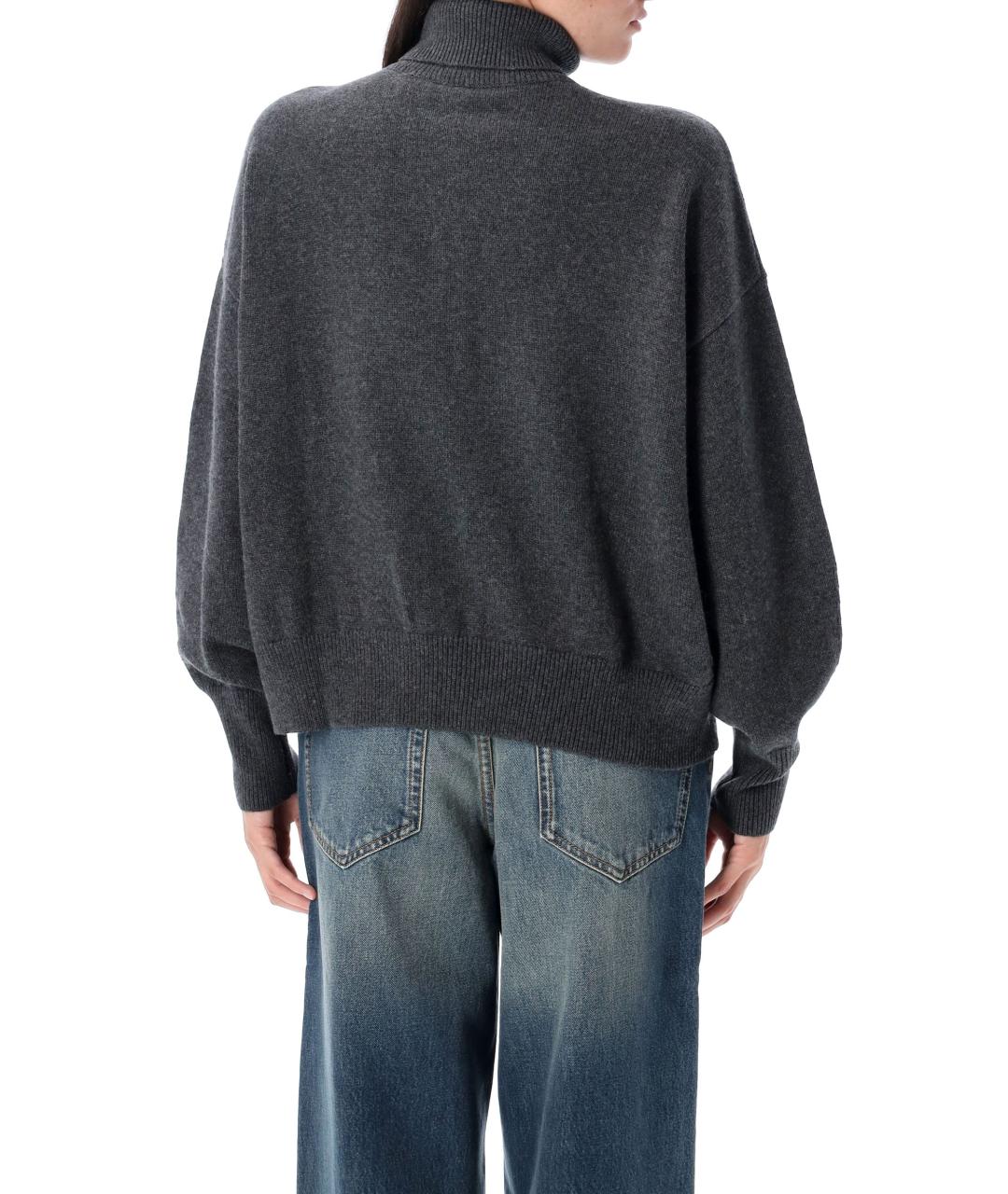 ISABEL MARANT ETOILE Серый хлопковый джемпер / свитер, фото 2