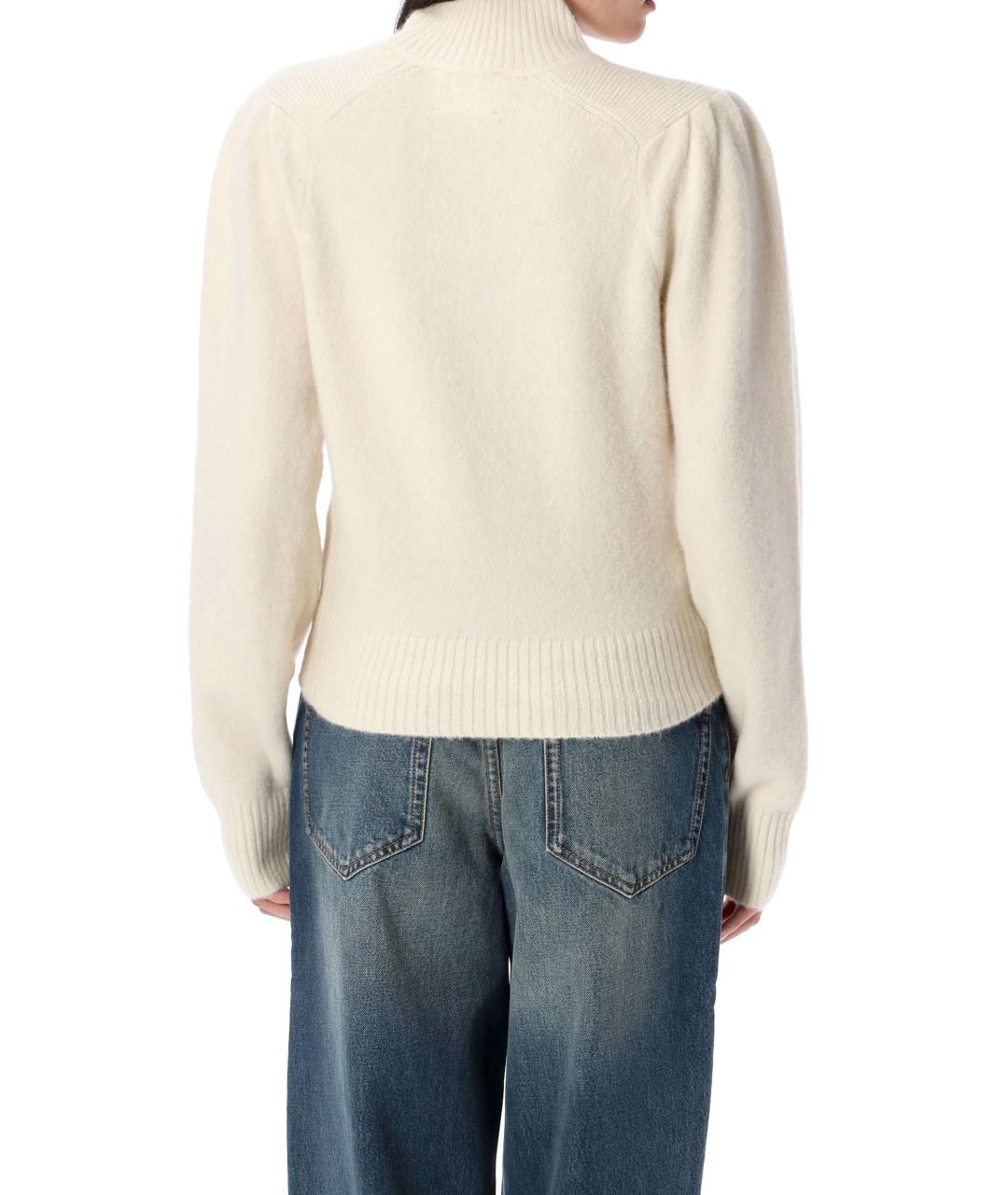 ISABEL MARANT ETOILE Бежевый шерстяной джемпер / свитер, фото 2