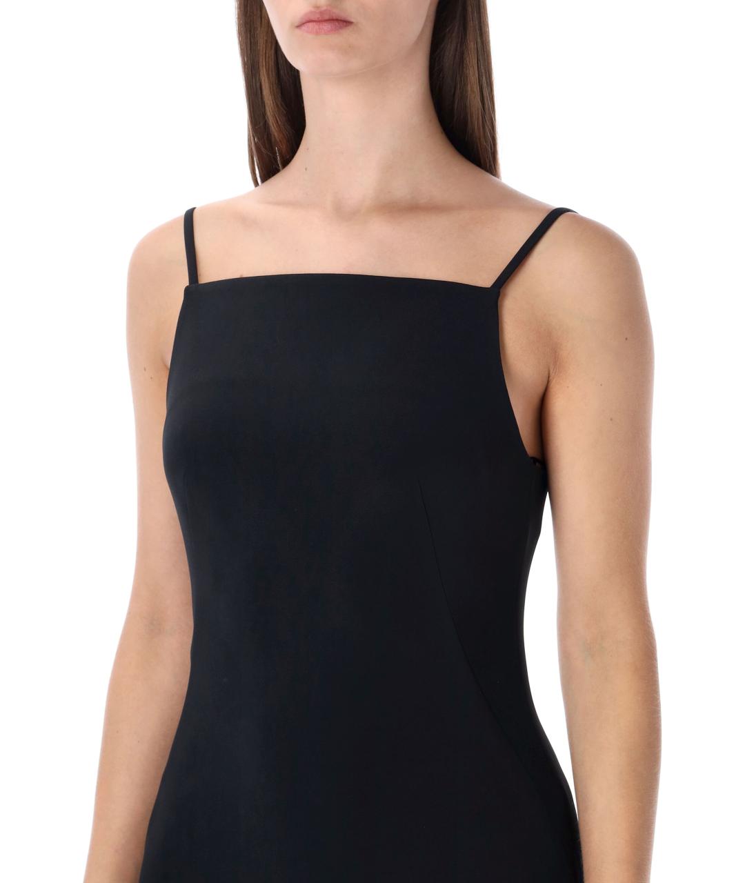 GIVENCHY Черное вискозное платье, фото 4