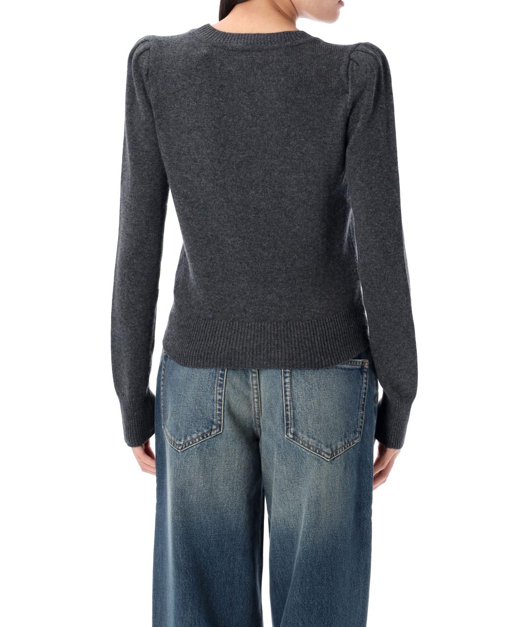 ISABEL MARANT ETOILE Серый хлопковый джемпер / свитер, фото 3