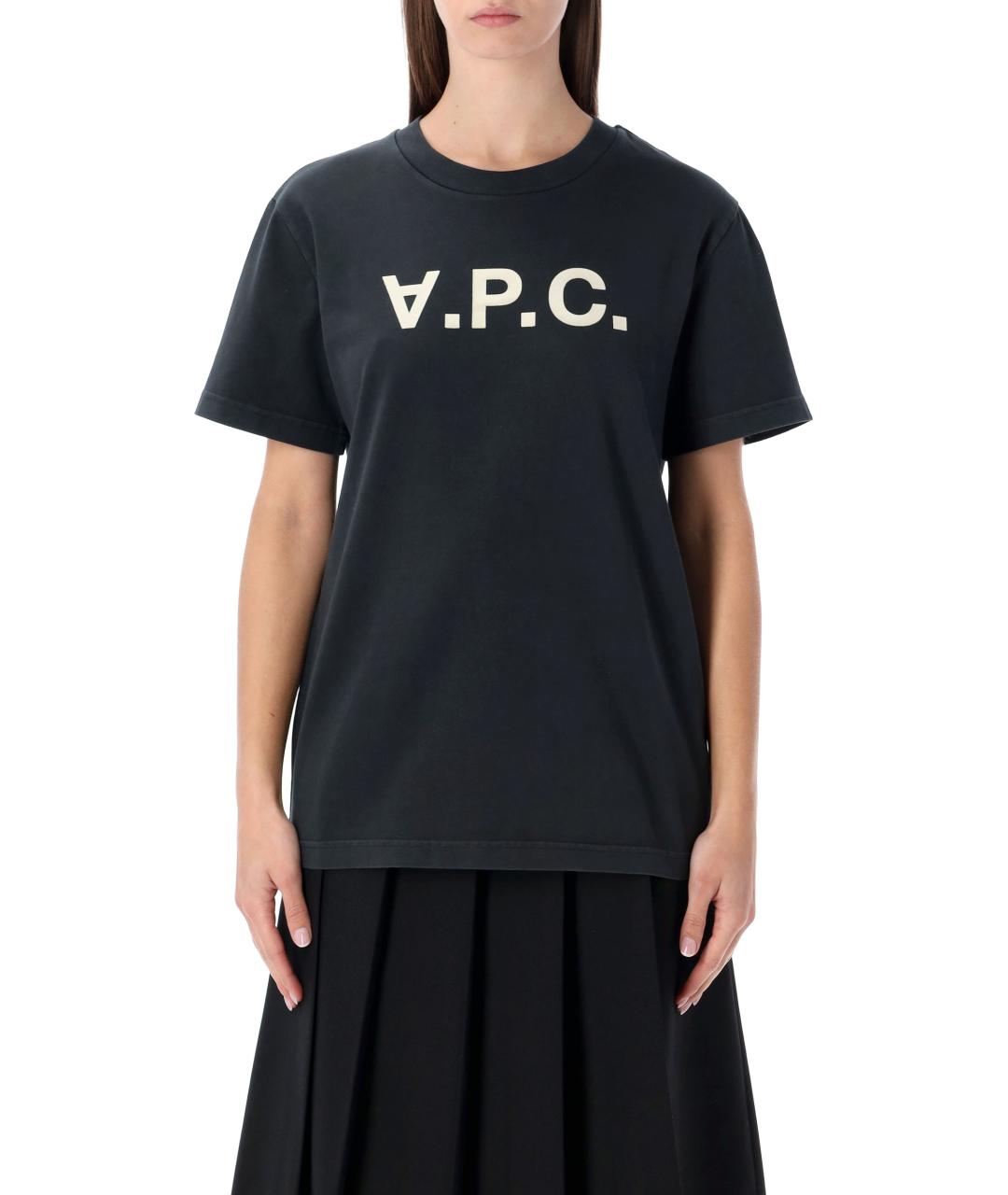 A.P.C. Синяя хлопковая футболка, фото 2