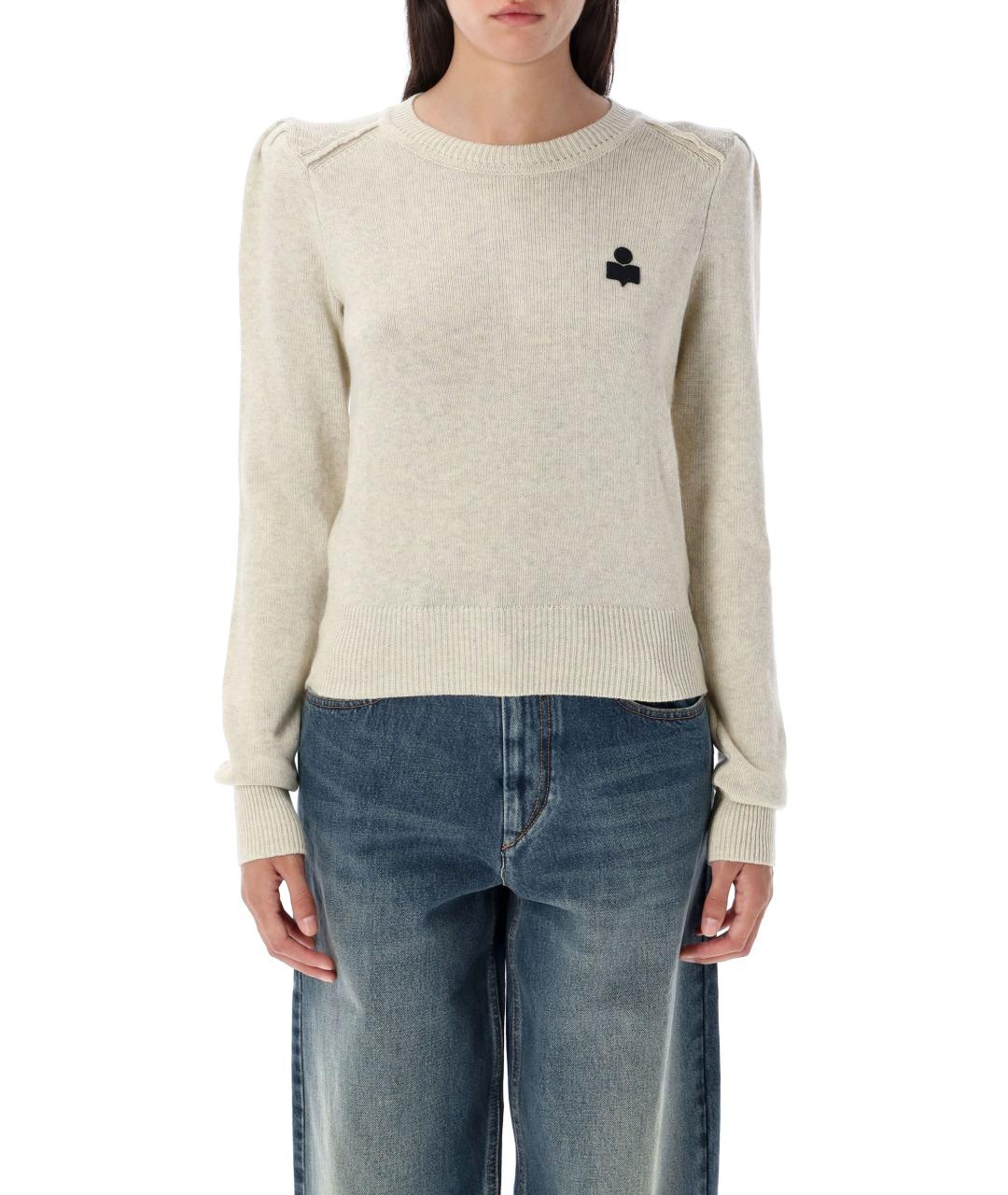 ISABEL MARANT ETOILE Серый хлопковый джемпер / свитер, фото 4