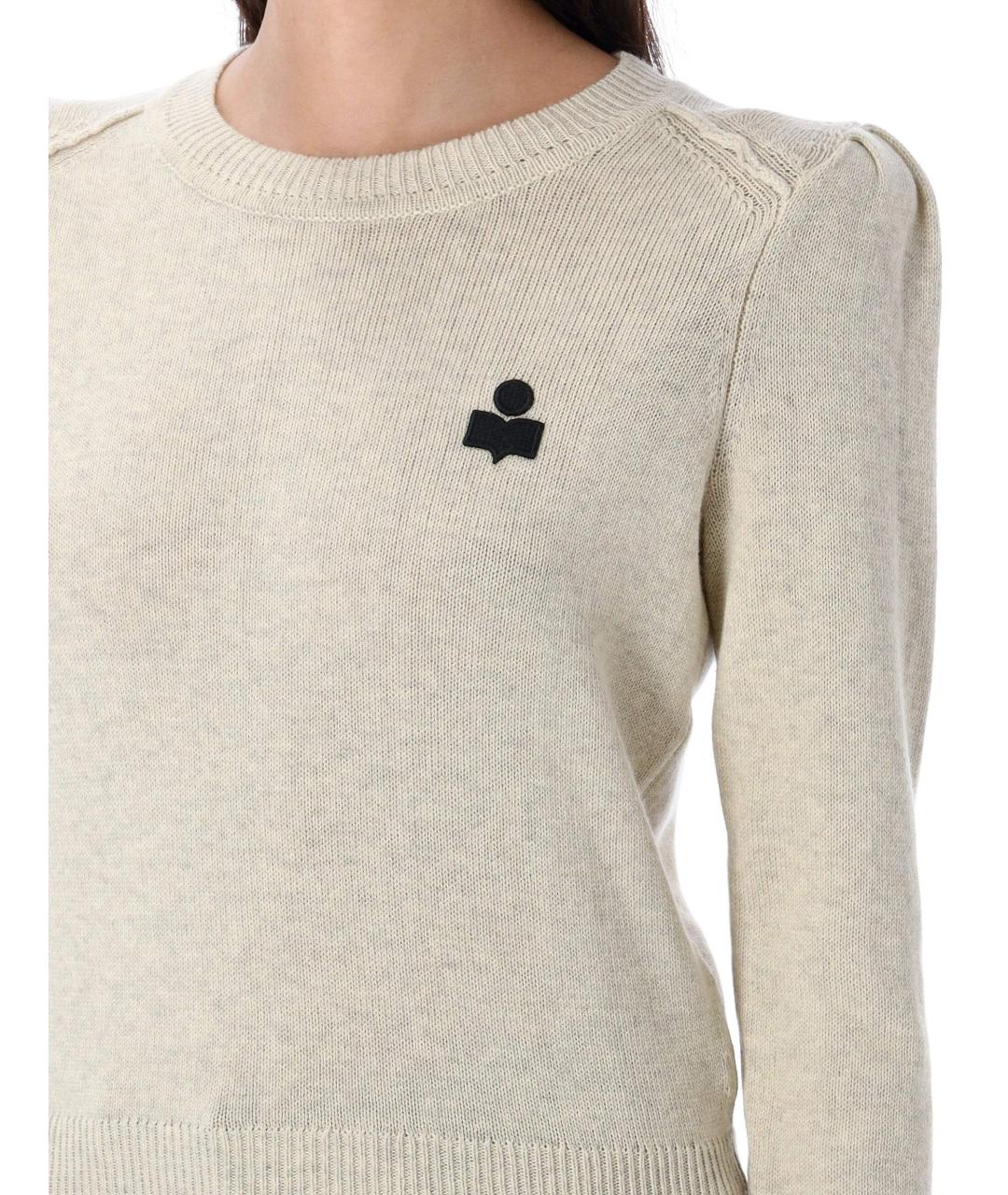 ISABEL MARANT ETOILE Серый хлопковый джемпер / свитер, фото 3