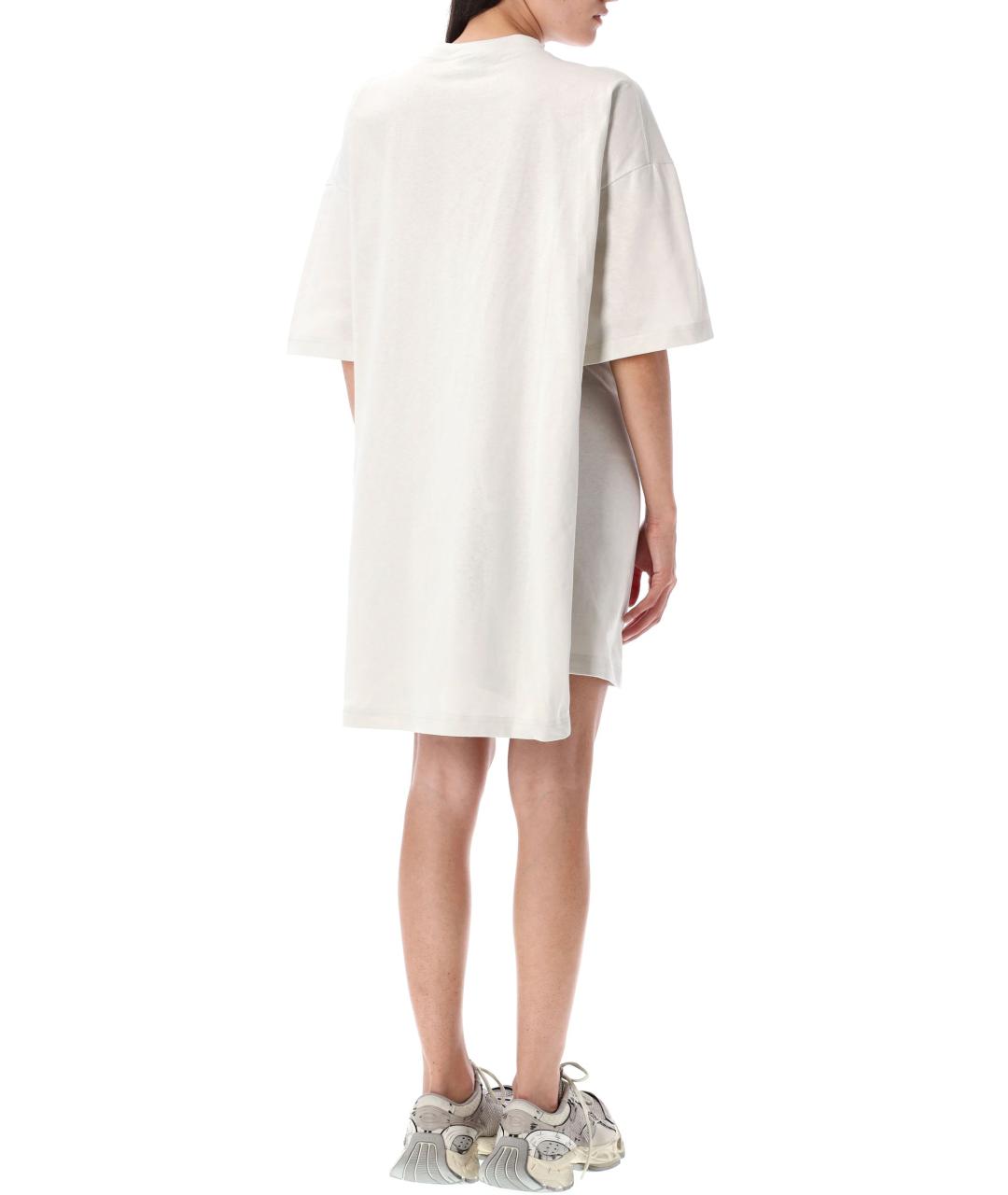 BALENCIAGA Белое хлопковое платье, фото 2