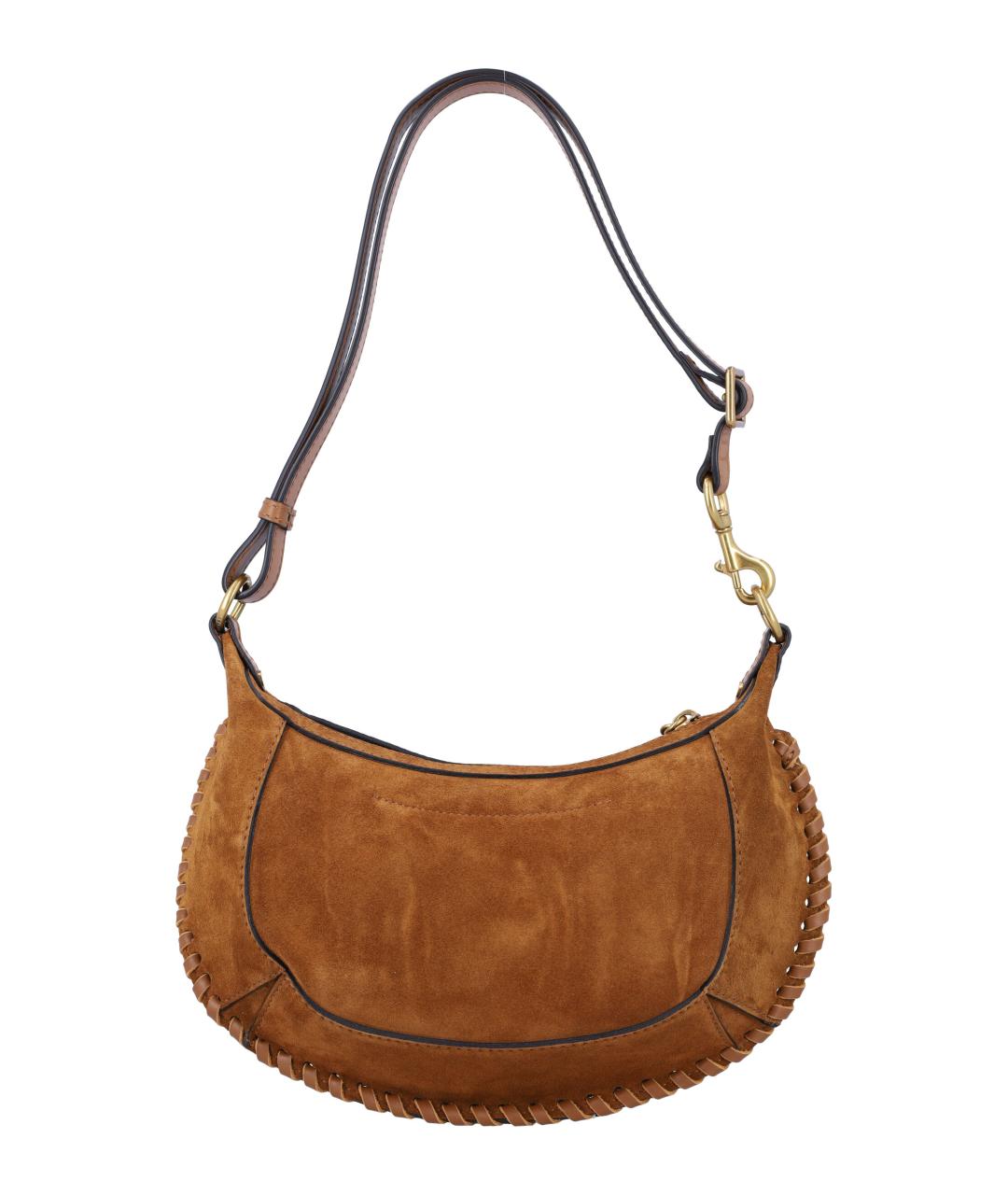 ISABEL MARANT Коричневая замшевая сумка через плечо, фото 4