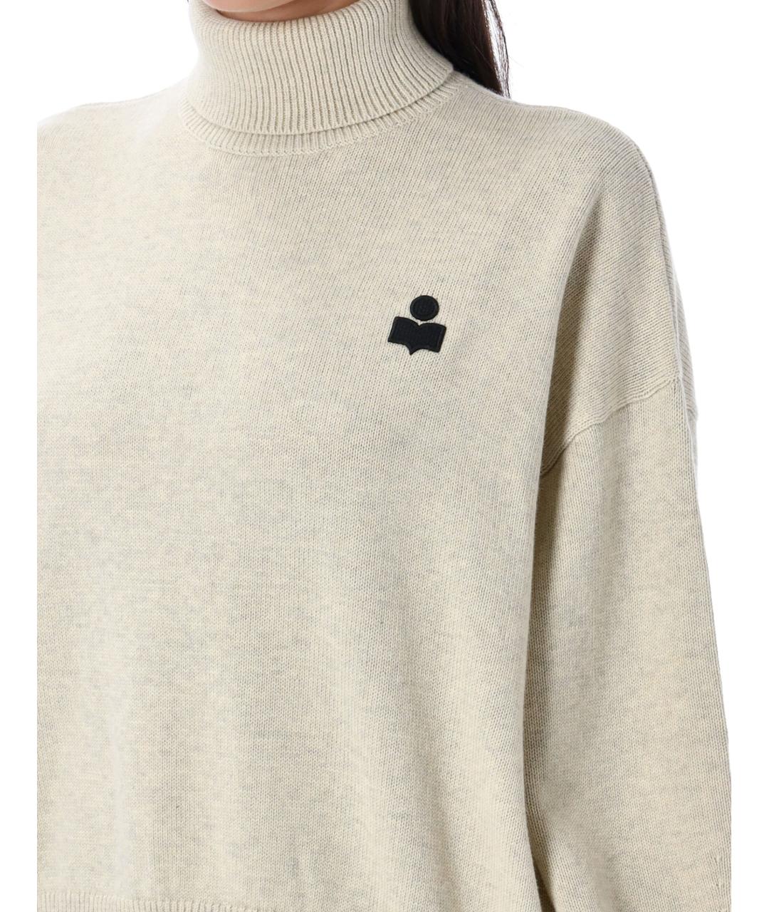 ISABEL MARANT ETOILE Серый хлопковый джемпер / свитер, фото 4