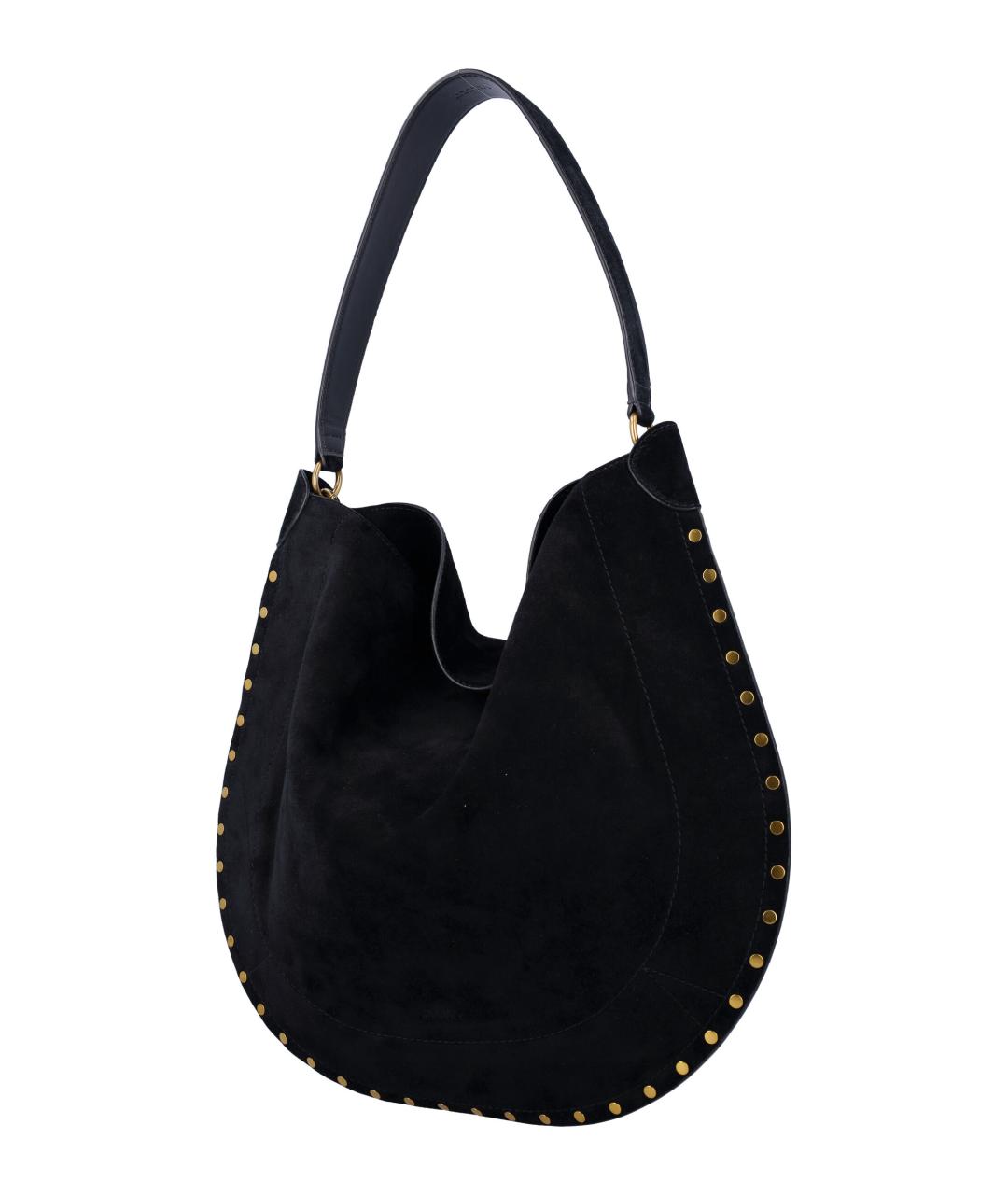 ISABEL MARANT Черная кожаная сумка через плечо, фото 3