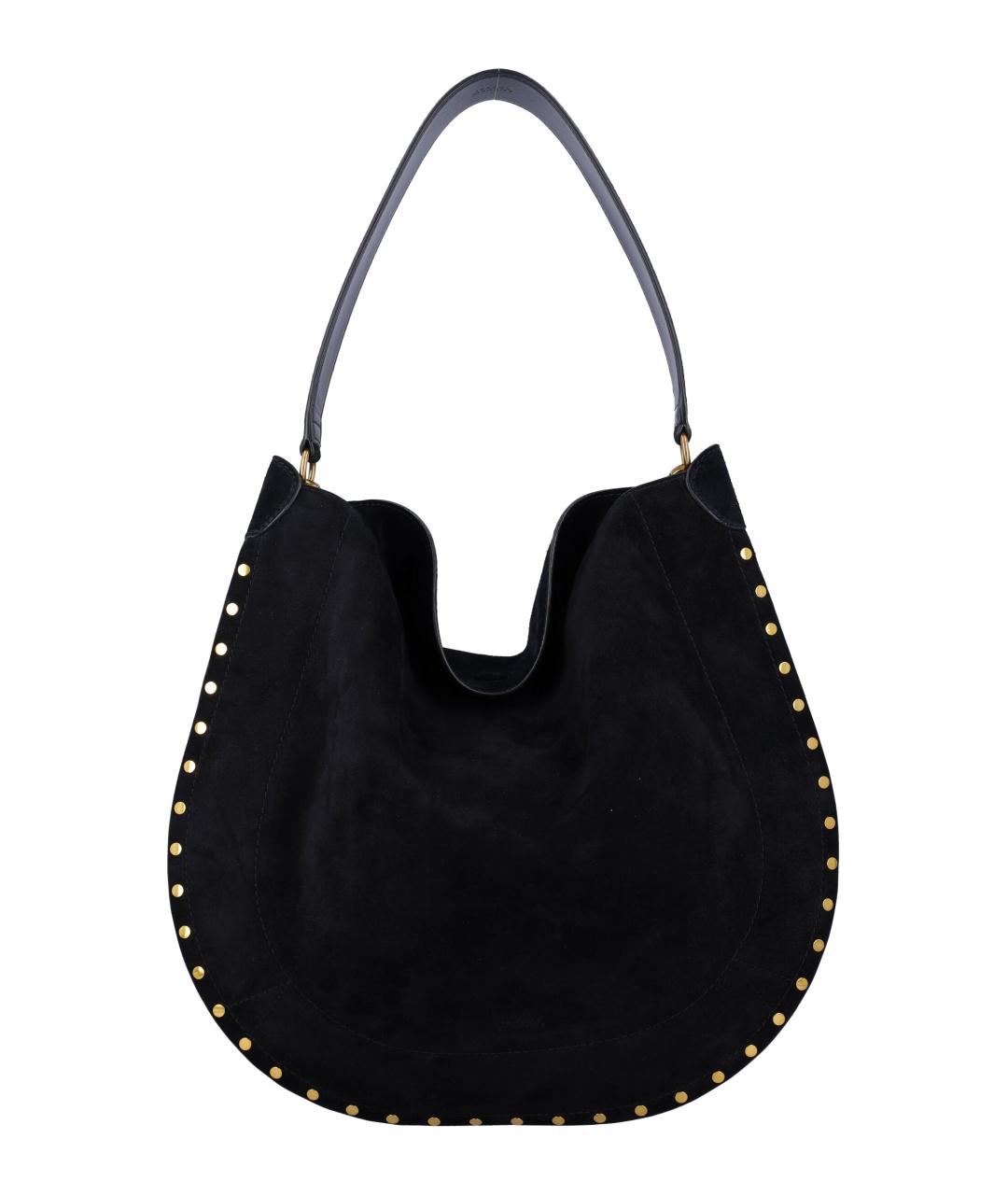 ISABEL MARANT Черная кожаная сумка через плечо, фото 1