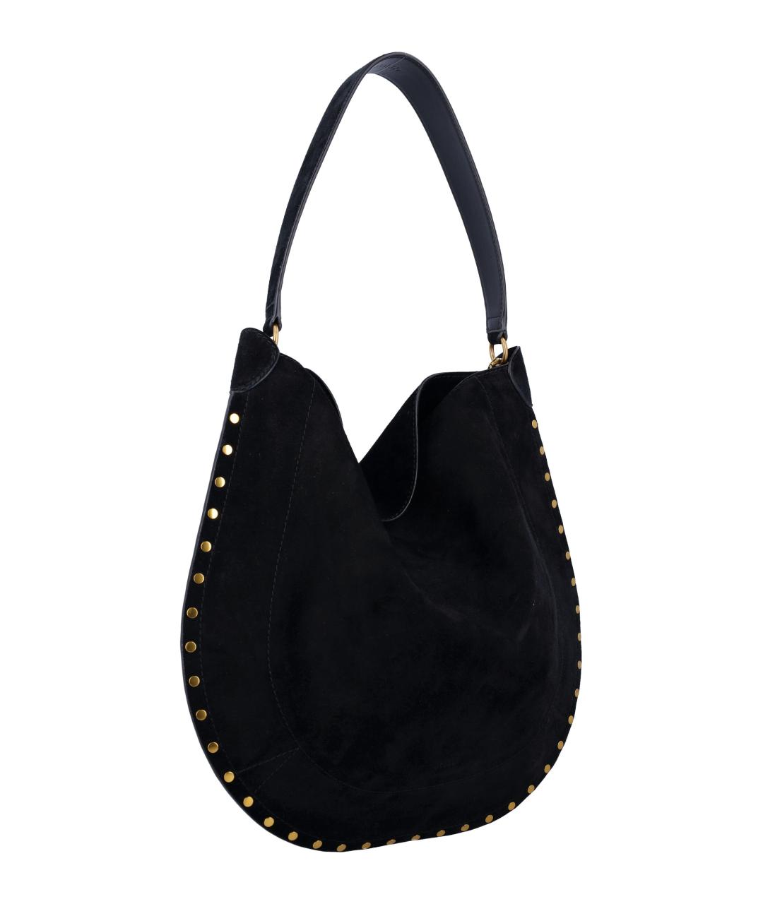 ISABEL MARANT Черная кожаная сумка через плечо, фото 2