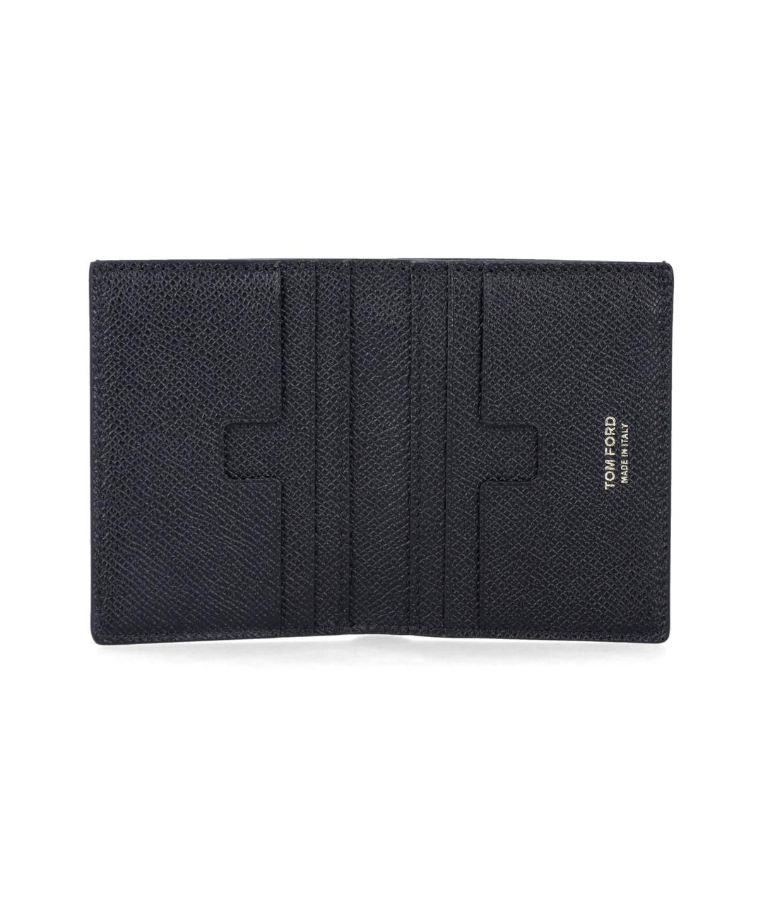TOM FORD Черный кожаный кардхолдер, фото 2