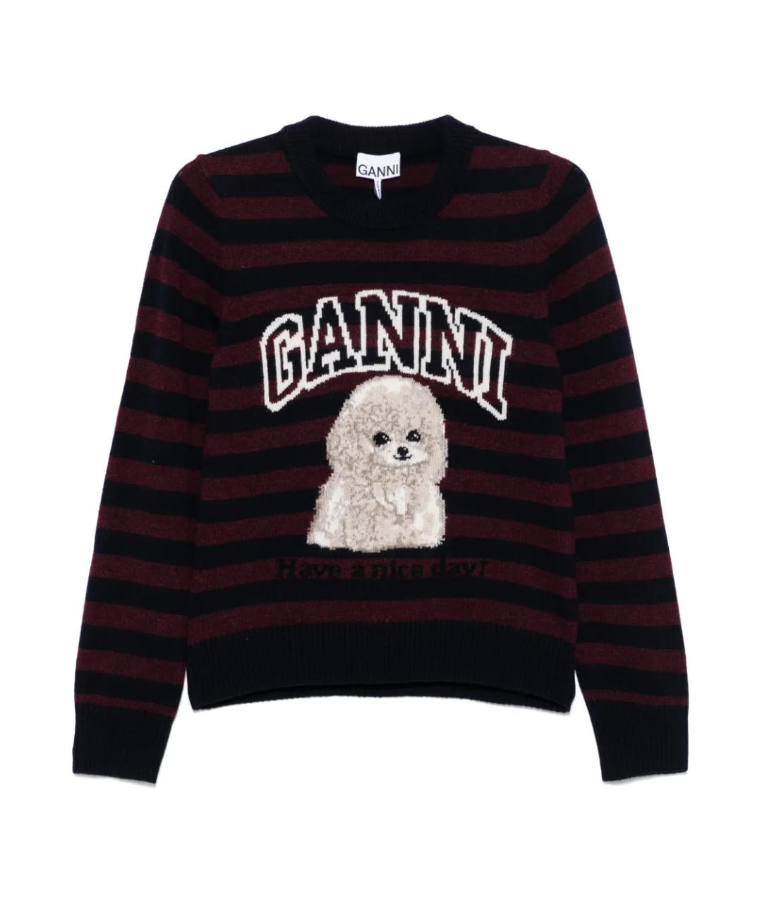 GANNI Мульти шерстяной джемпер / свитер, фото 1