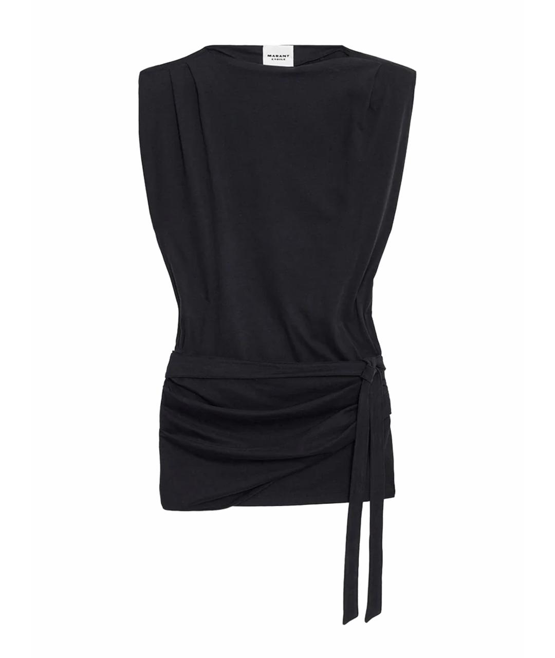 ISABEL MARANT Черное хлопковое коктейльное платье, фото 1