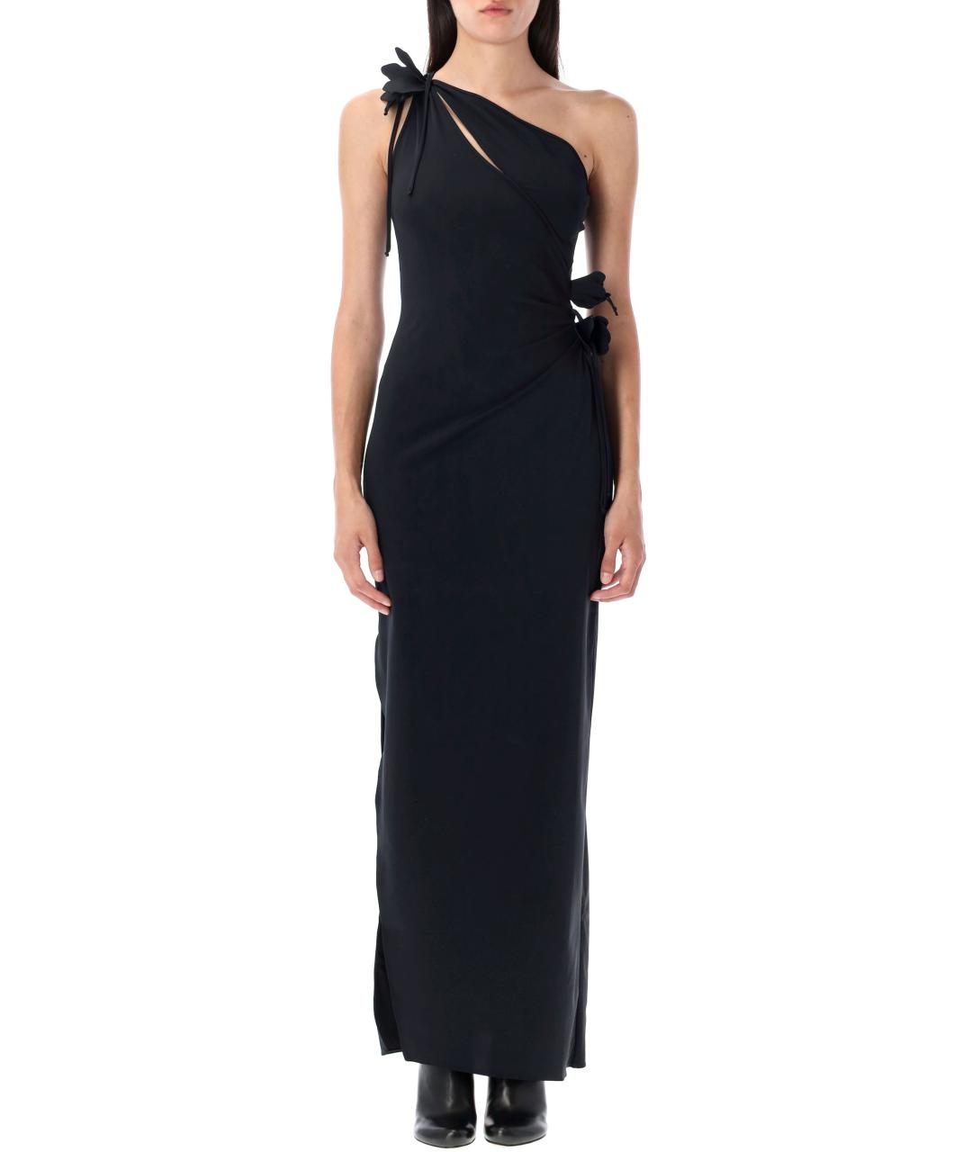 COPERNI Черное полиамидовое вечернее платье, фото 2