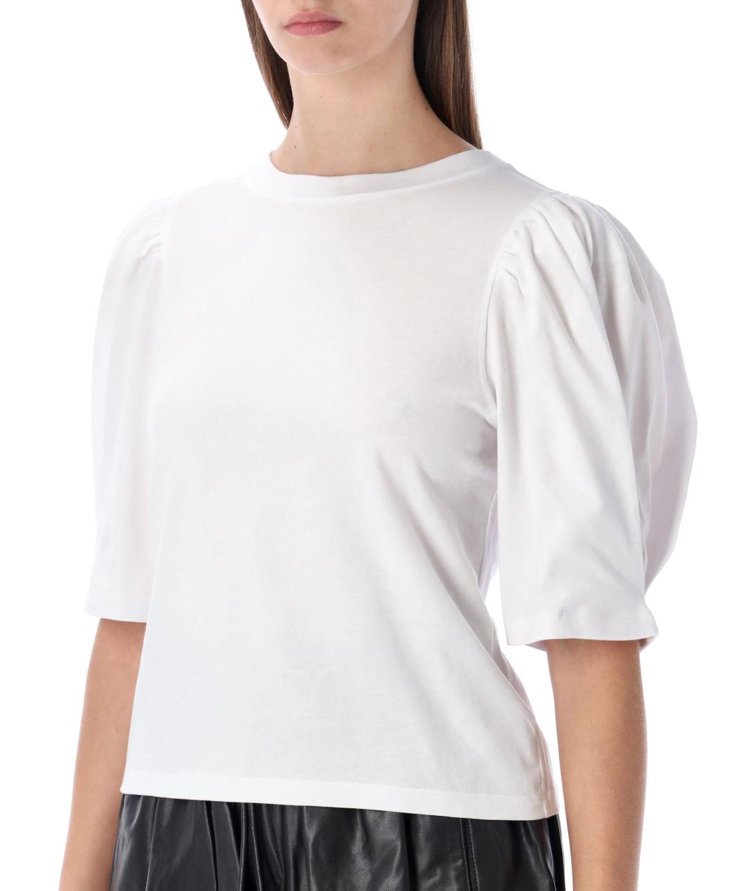 ISABEL MARANT ETOILE Белая хлопковая футболка, фото 3