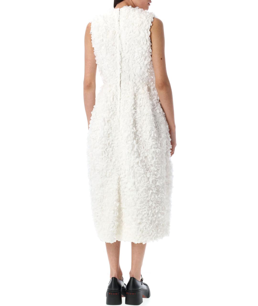 COMME DES GARÇONS Белое полиэстеровое платье, фото 2