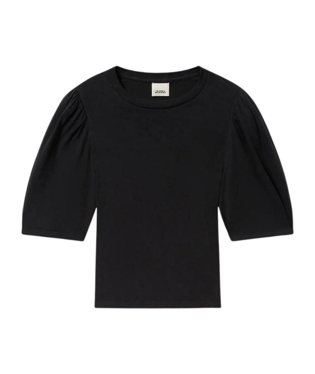 ISABEL MARANT ETOILE Черная хлопковая футболка, фото 1