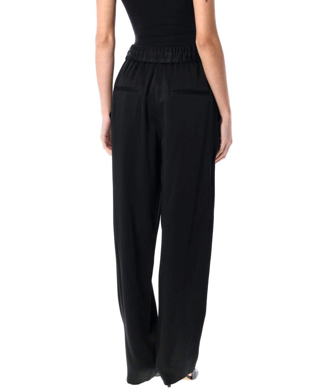 ISABEL MARANT Черные вискозные прямые брюки, фото 3