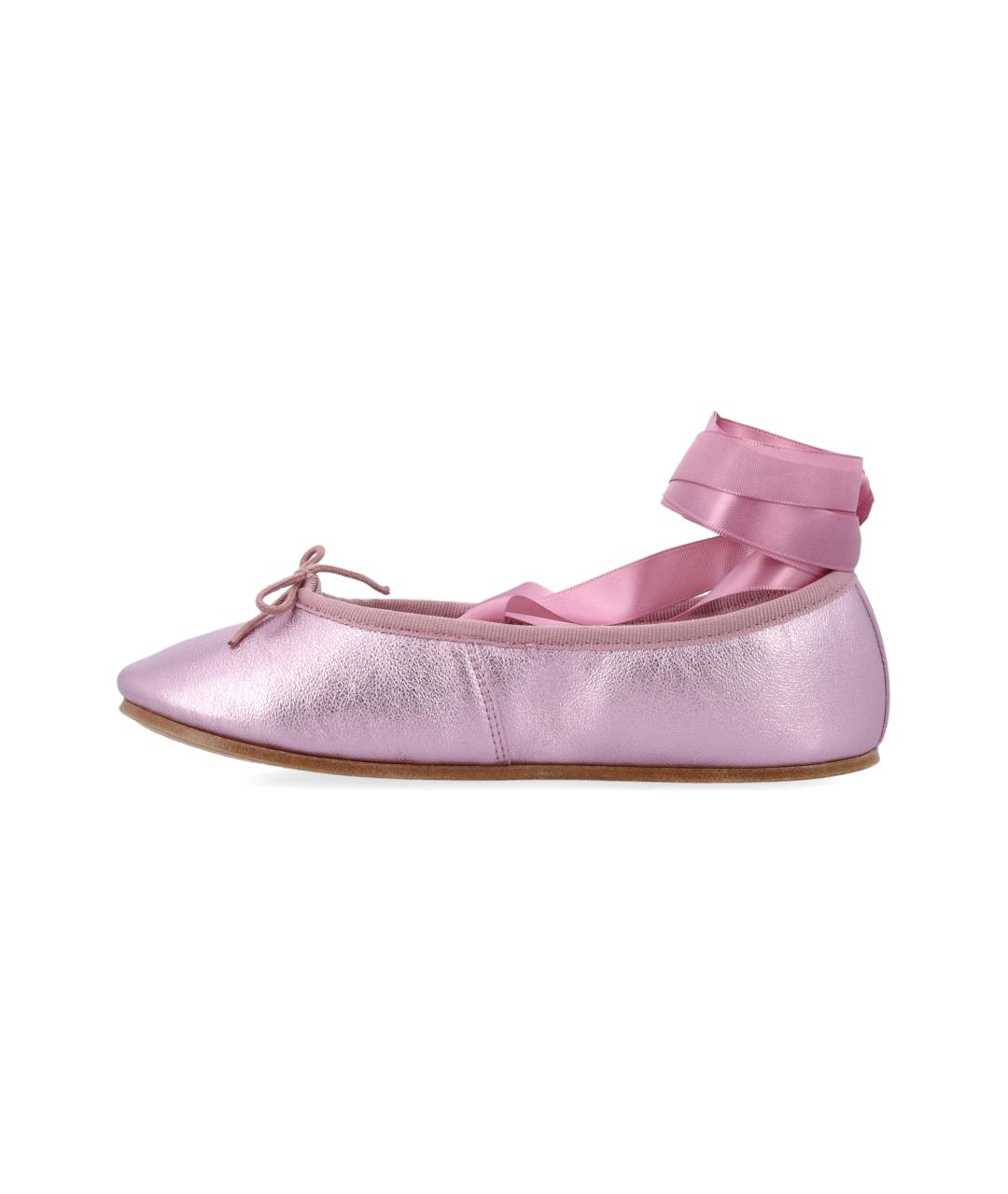 REPETTO Розовые текстильные балетки, фото 3