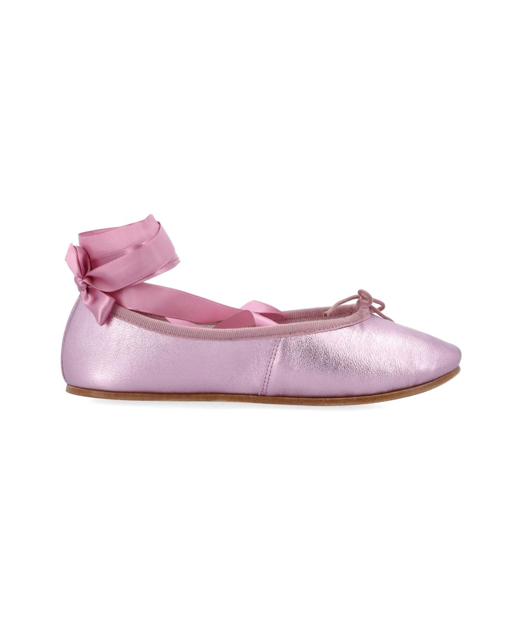 REPETTO Розовые текстильные балетки, фото 1