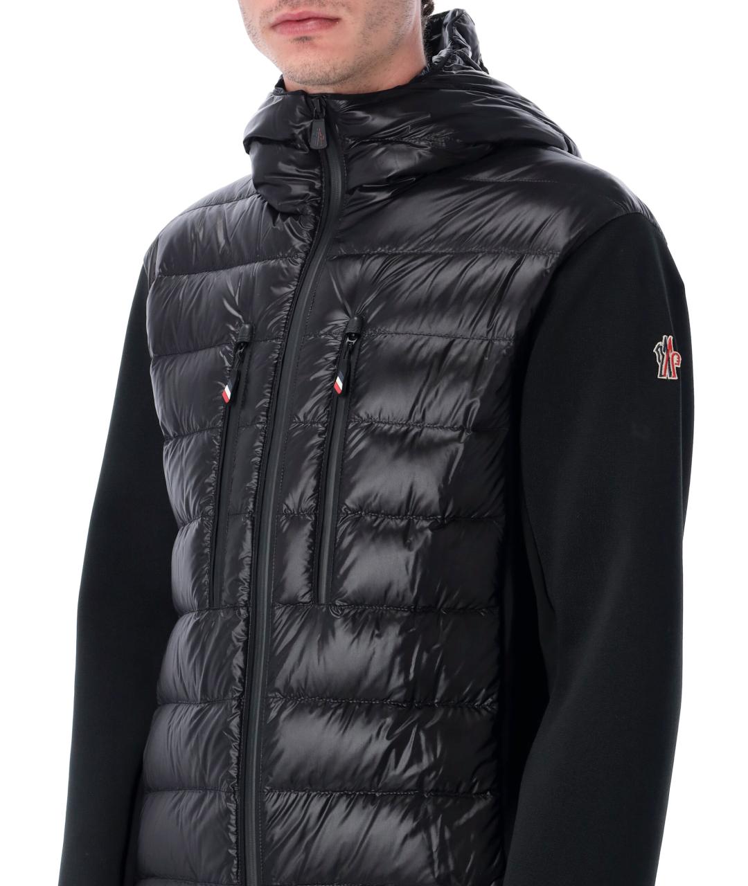 MONCLER GRENOBLE Черная шерстяная куртка, фото 4