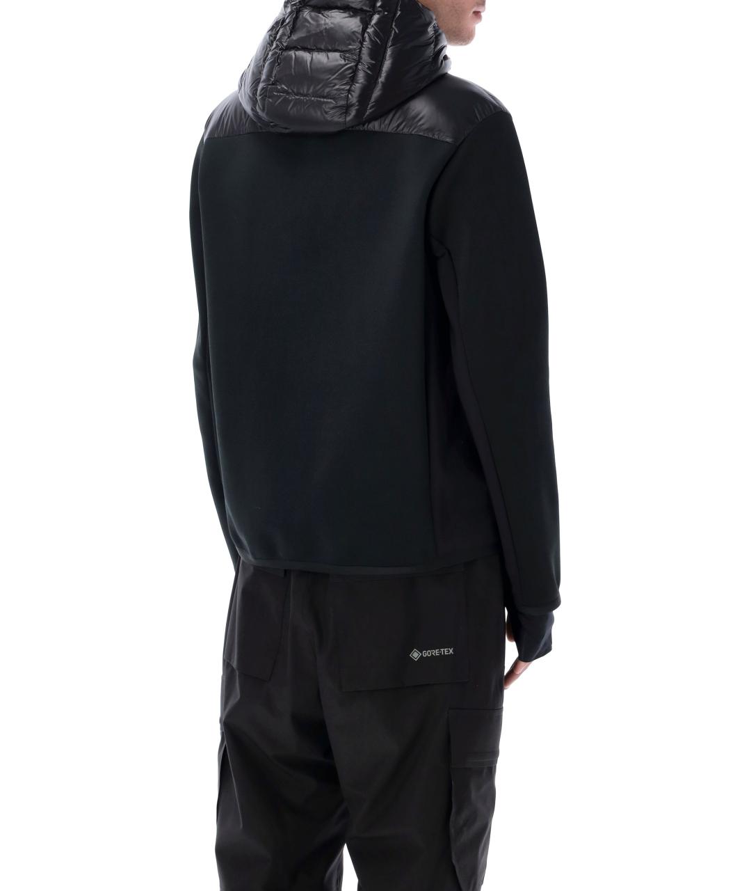 MONCLER GRENOBLE Черная шерстяная куртка, фото 3