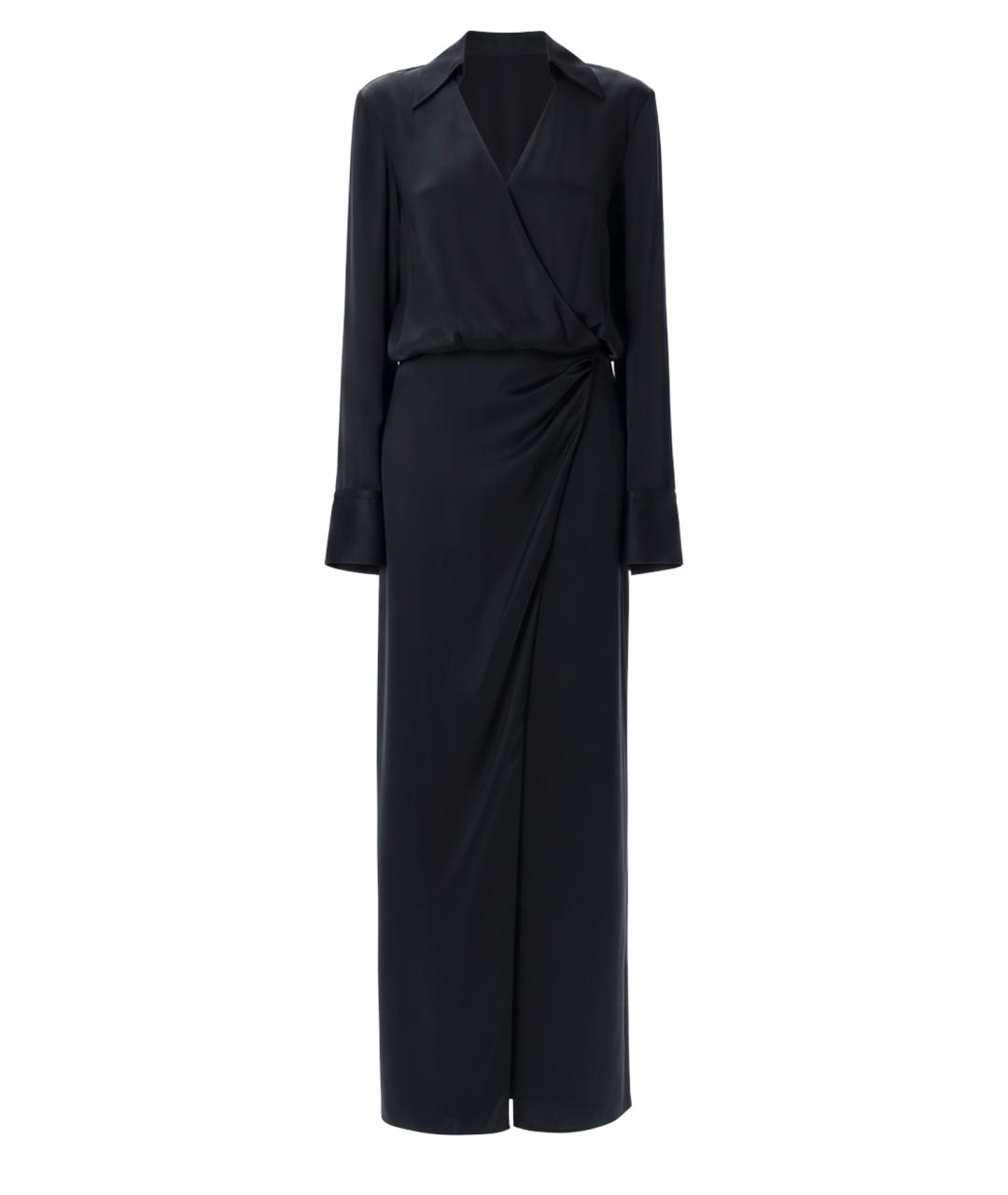 THE ATTICO Черное вискозное платье, фото 1