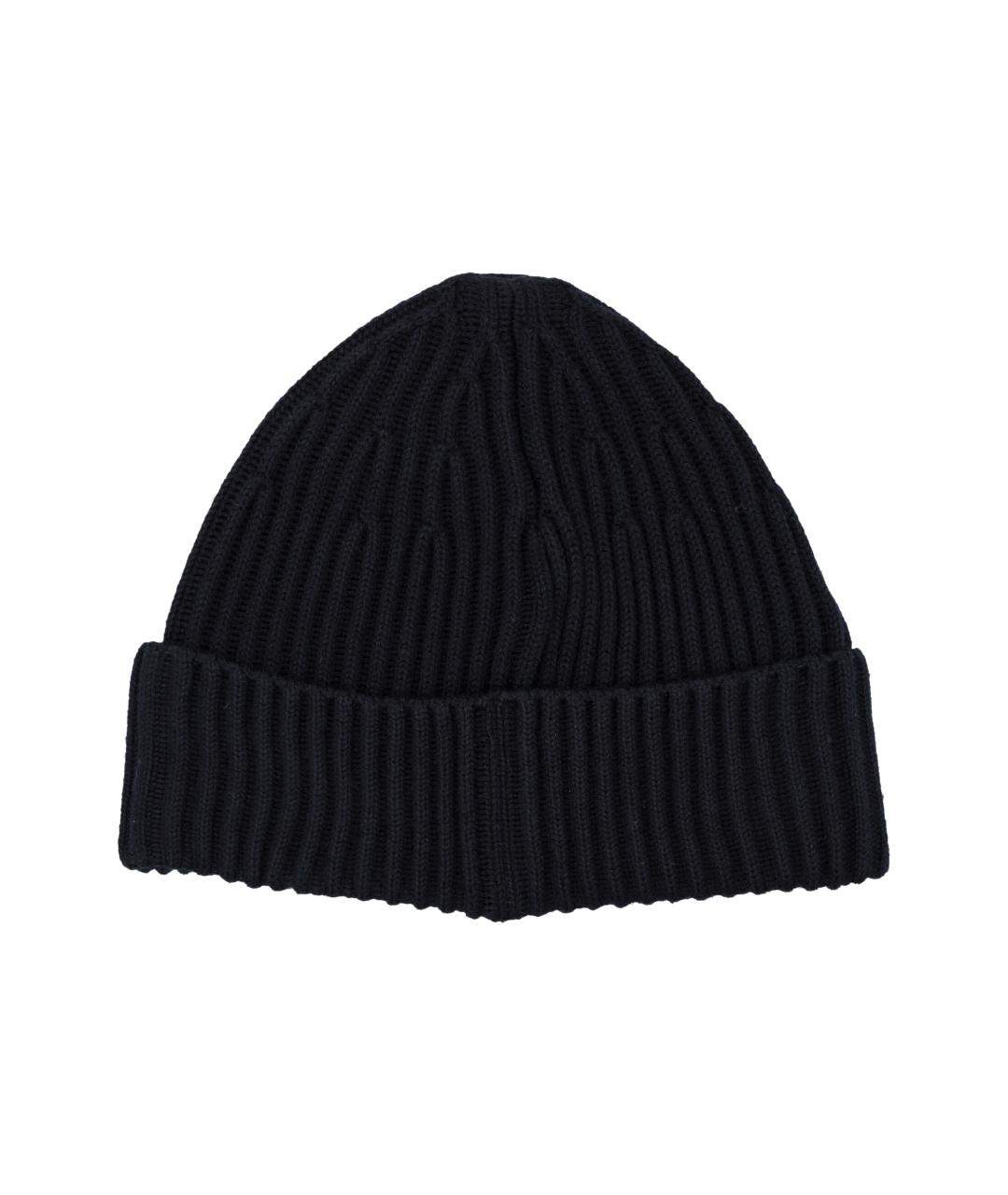 STONE ISLAND Синяя шерстяная шапка, фото 2