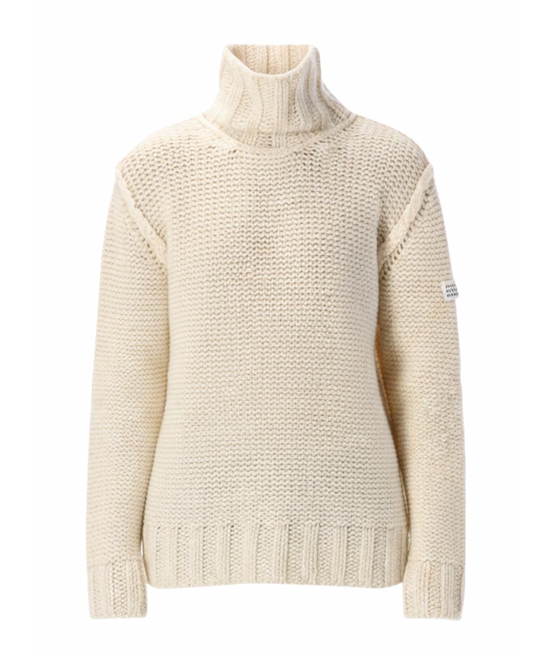 MM6 MAISON MARGIELA Бежевый шерстяной джемпер / свитер, фото 1