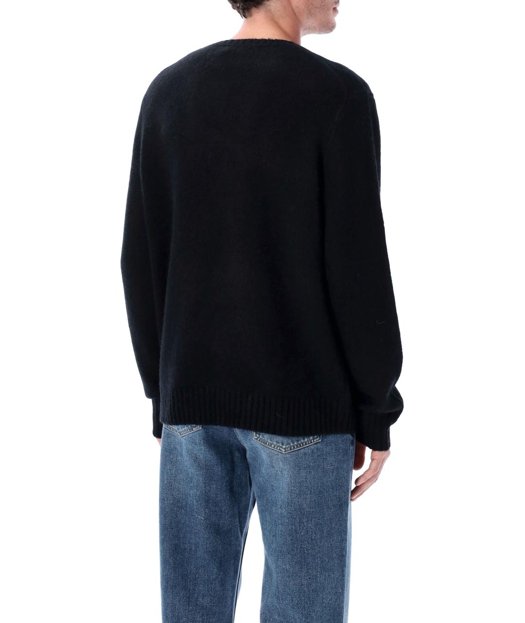 POLO RALPH LAUREN Черный шерстяной джемпер / свитер, фото 3