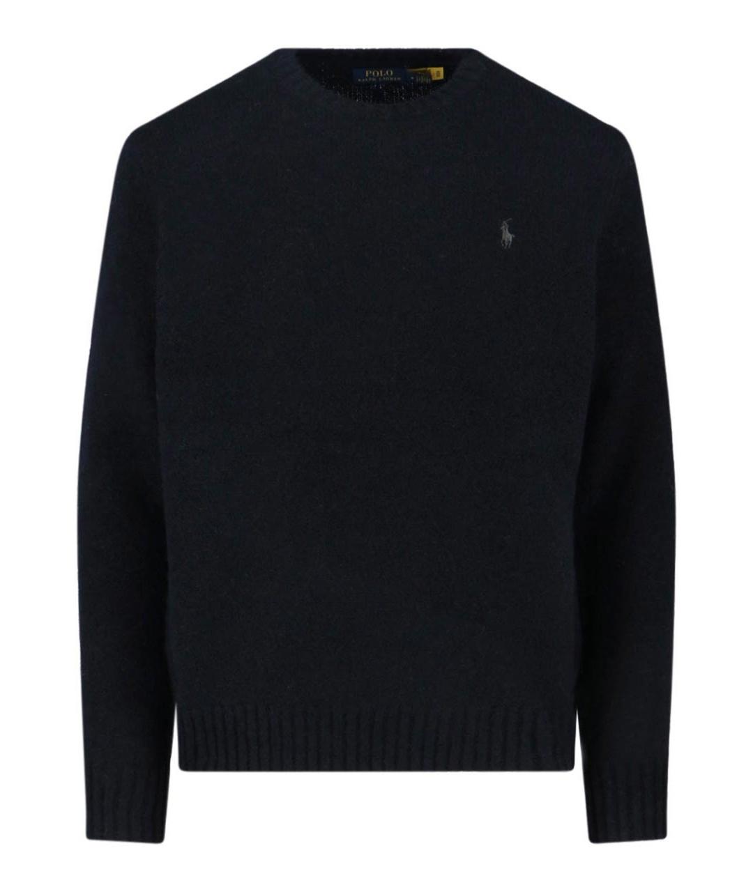 POLO RALPH LAUREN Черный шерстяной джемпер / свитер, фото 1