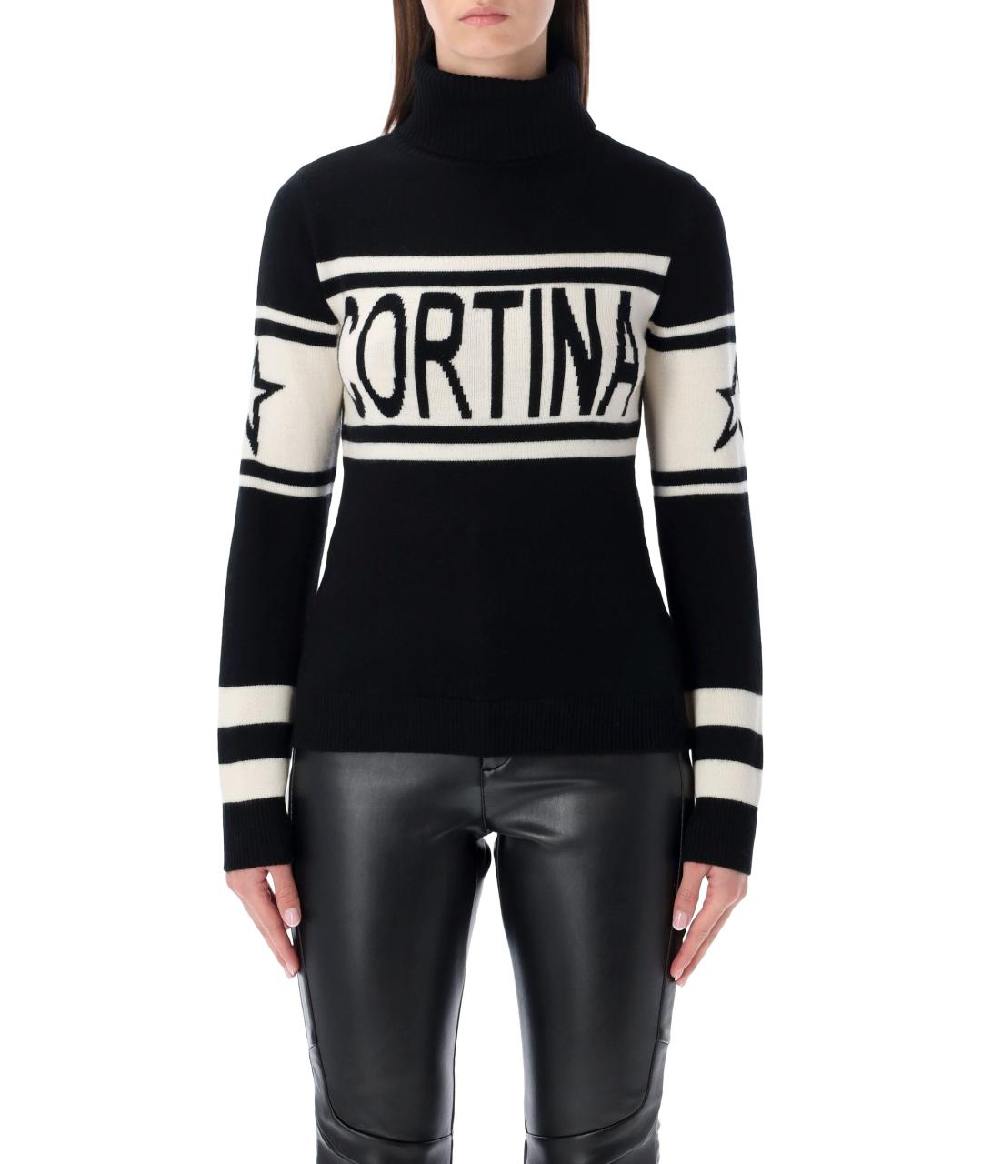 PERFECT MOMENT Черный шерстяной джемпер / свитер, фото 2