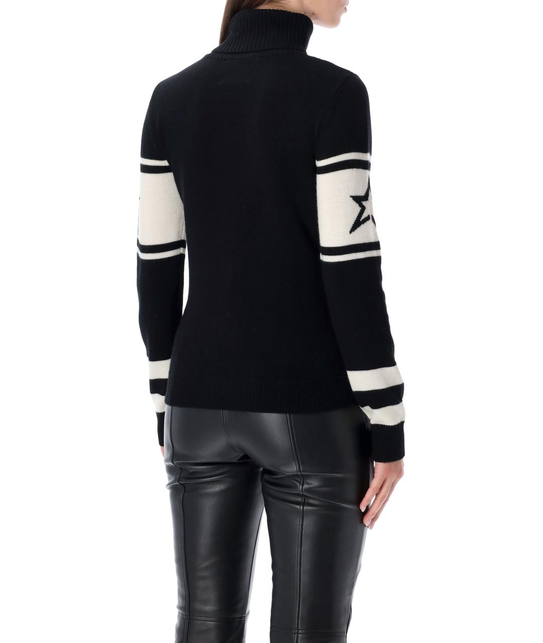 PERFECT MOMENT Черный шерстяной джемпер / свитер, фото 3