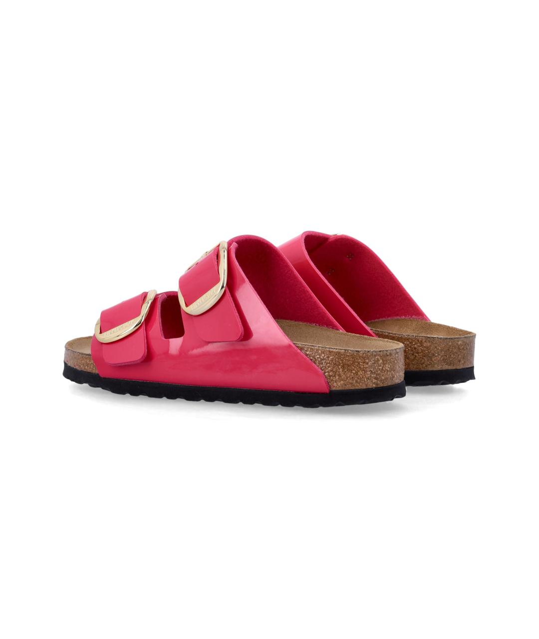 BIRKENSTOCK Розовые кожаные сандалии, фото 3