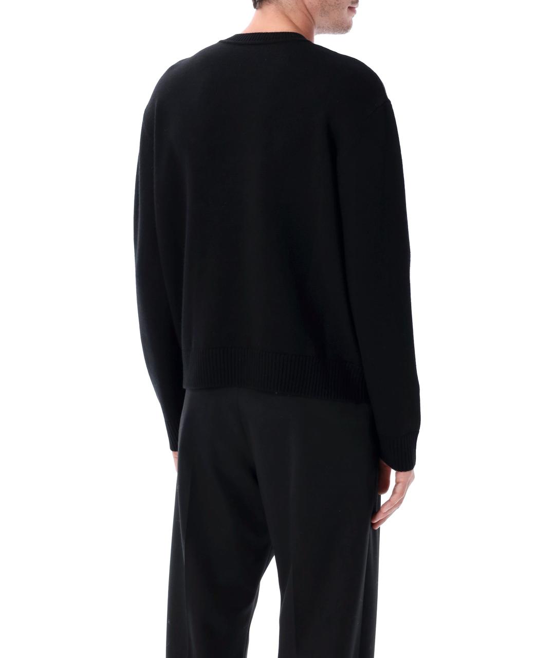 CASABLANCA Черный шерстяной джемпер / свитер, фото 3
