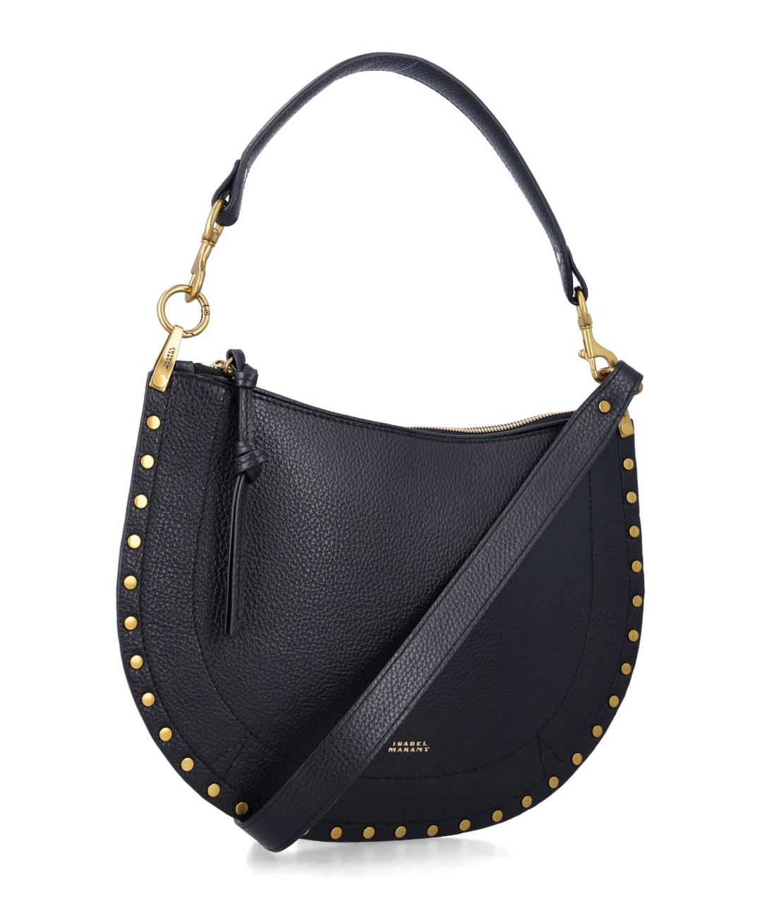 ISABEL MARANT Черная кожаная сумка через плечо, фото 2