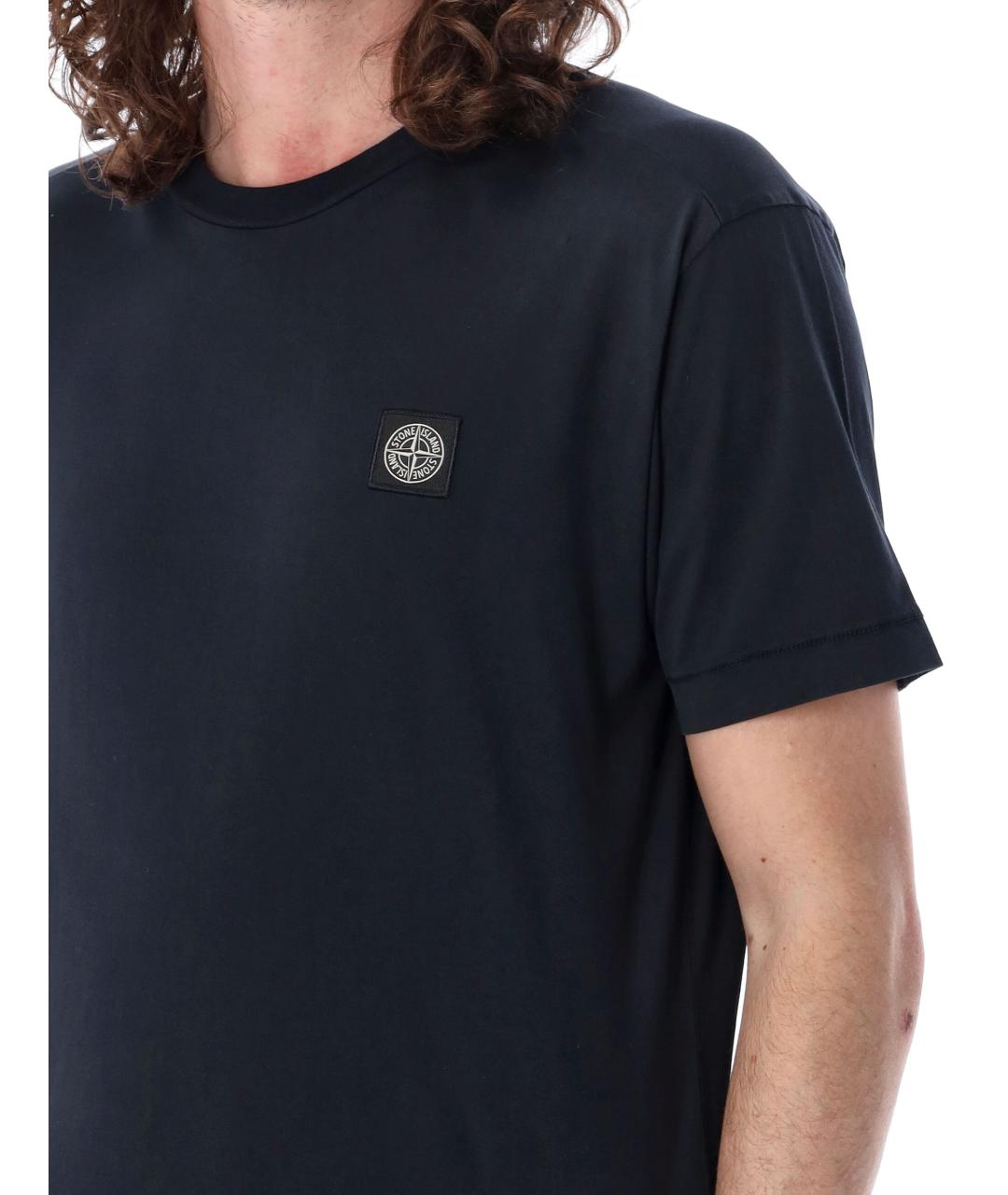 STONE ISLAND Синяя футболка, фото 3