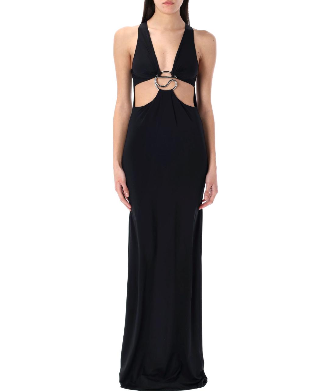 COPERNI Черное полиамидовое вечернее платье, фото 4