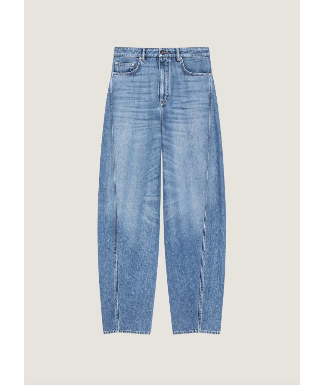 GIVENCHY Голубые хлопковые прямые джинсы, фото 5