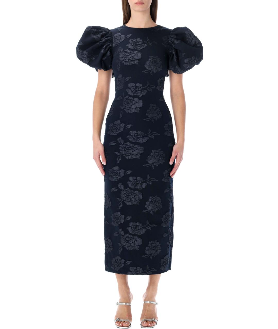 ROTATE Синее полиэстеровое вечернее платье, фото 2