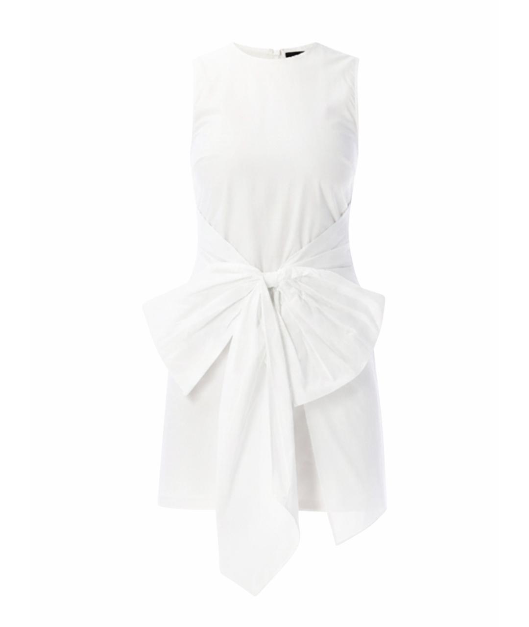 ROTATE Белое хлопковое повседневное платье, фото 1
