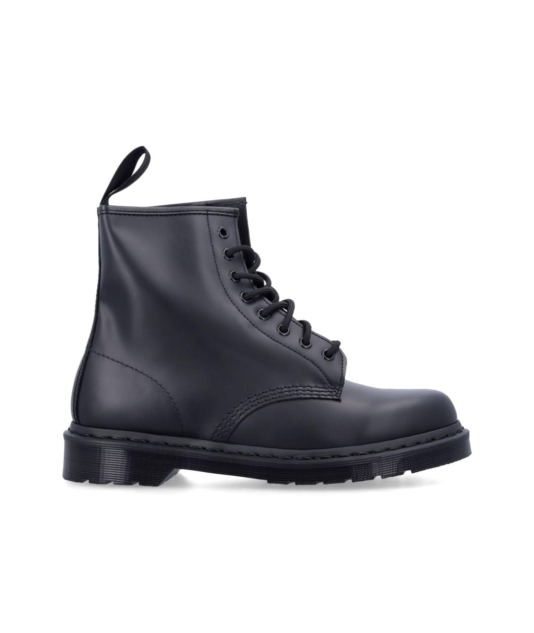 DR. MARTENS Черные кожаные высокие ботинки, фото 1
