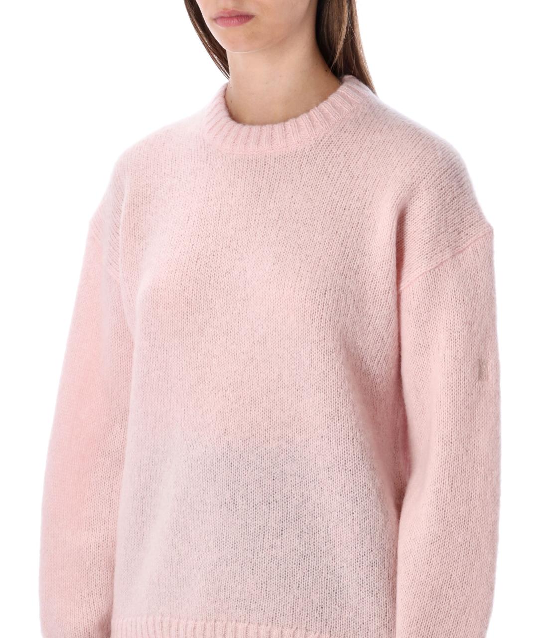 BY MALENE BIRGER Розовый шерстяной джемпер / свитер, фото 3